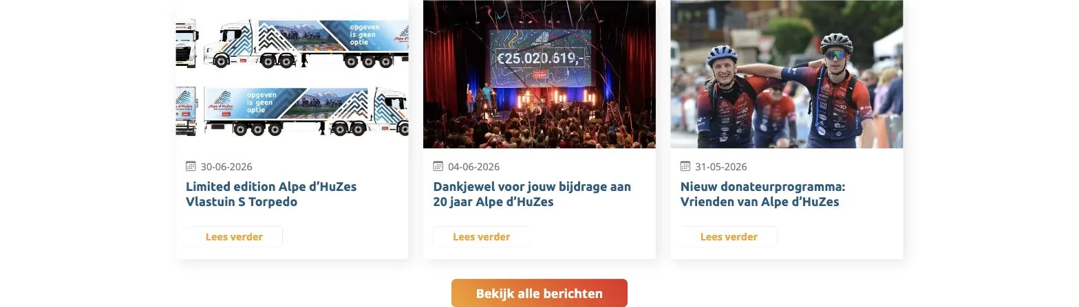 Scherm uit het project Alpe d’HuZes