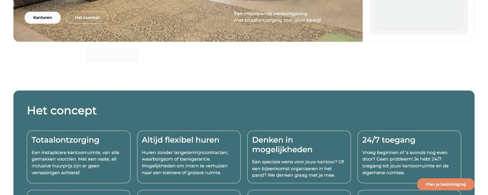 Scherm uit het project BCT Helmond