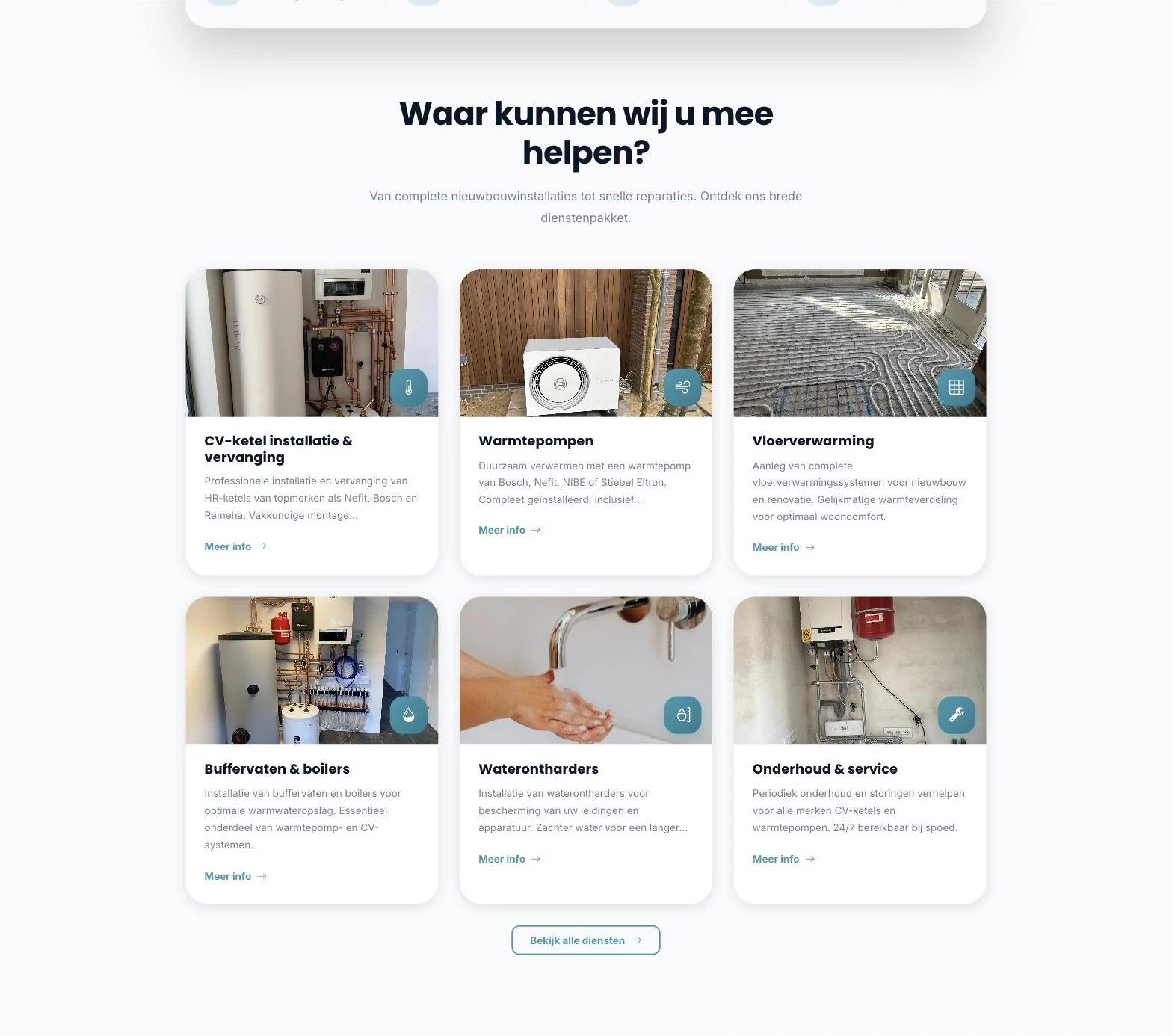 Scherm uit het project Beco Installatietechniek