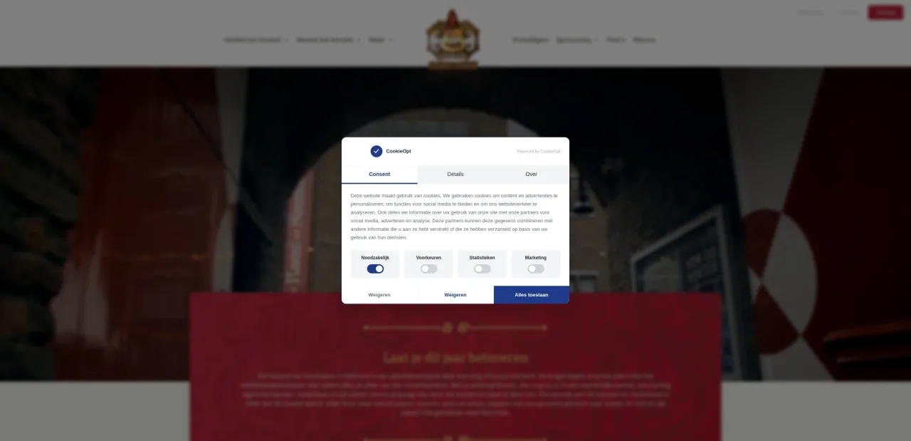 Website van Het Kasteel van Sinterklaas