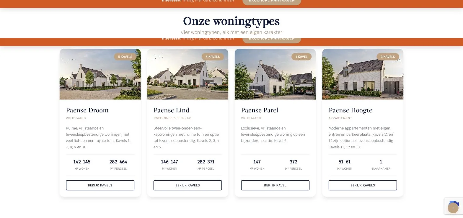 Scherm uit het project Hof van Paen