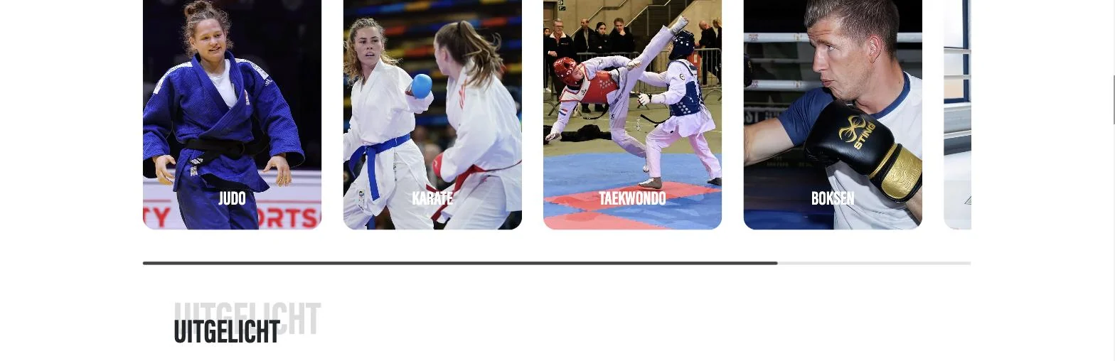 Scherm uit het project Nihon Sport