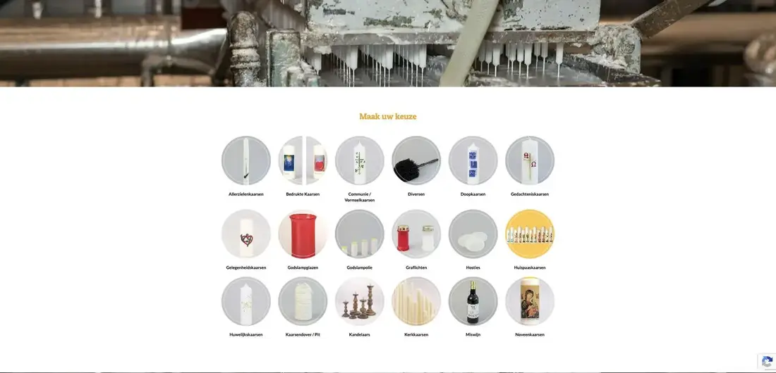Productcategorieen in de webshop van Boca Kristen 1862